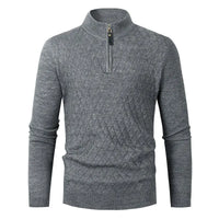 Strickpullover mit halbem Reißverschluss – Nivard