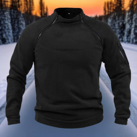 Chris - Sweat d'hiver en polaire chaude double épaisseur pour homme