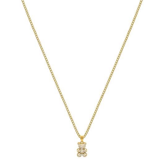 Sweet Bear chaîne 14K plaqué or