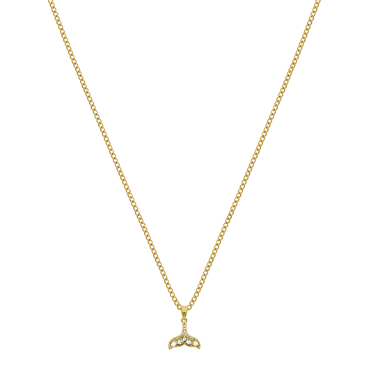 Sweet Fin Chaîne plaquée or 14 carats