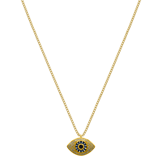 Chaîne Nazar plaquée or 14 carats