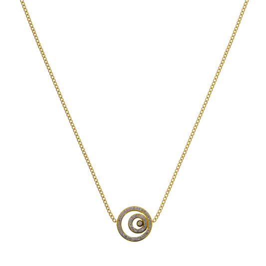 Neverending Circle Chaîne plaquée or 14 carats