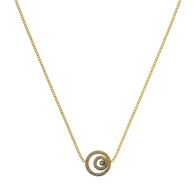 Neverending Circle Chaîne plaquée or 14 carats