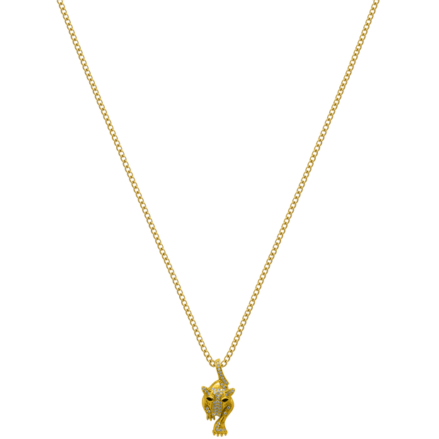Chaîne Jaguar plaquée or 18 carats
