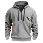 Herren Sweatshirt mit Kapuze und Taschen - Cesar