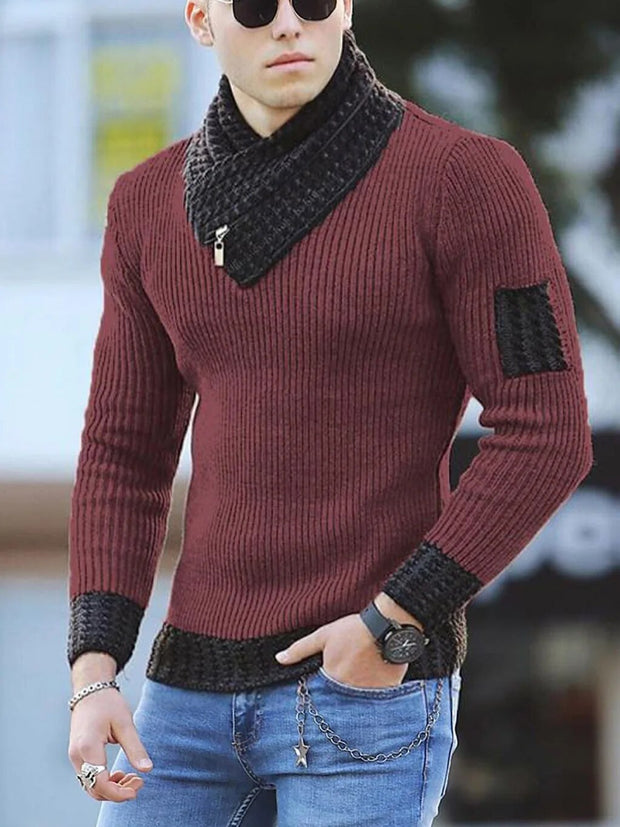 LAWRENCE - Pull vintage tricoté pour homme