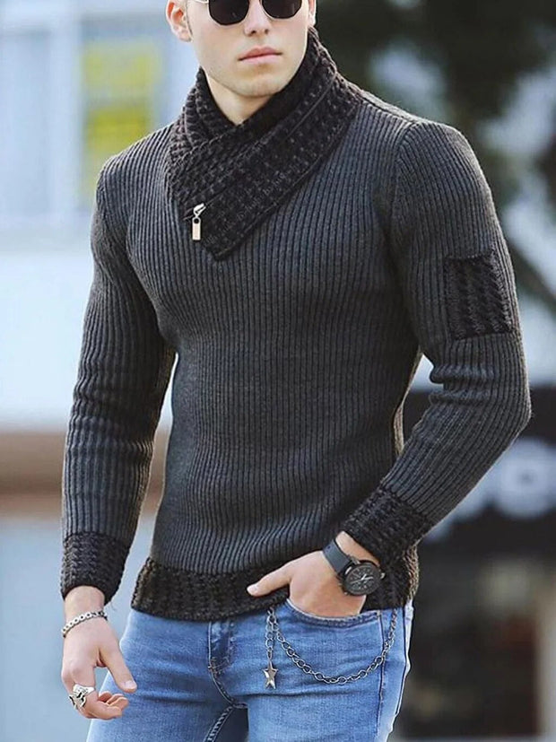 LAWRENCE - Pull vintage tricoté pour homme