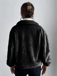 LEILA - Veste épaisse en peluche pour femmes