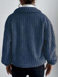 LEILA - Veste épaisse en peluche pour femmes