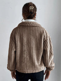 LEILA - Veste épaisse en peluche pour femmes