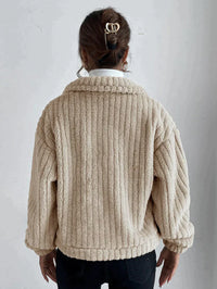 LEILA - Veste épaisse en peluche pour femmes