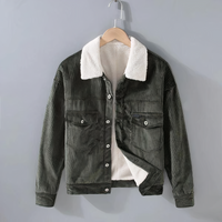 LIAM - Veste polaire en velours côtelé