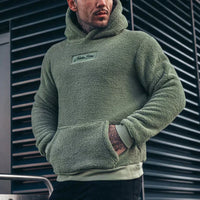 LOUIS - Sweat à capuche en peluche à manches longues
