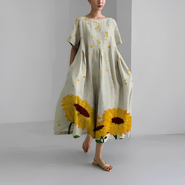 Katarina - Robe à fleurs boho pour une entrée en scène stylée