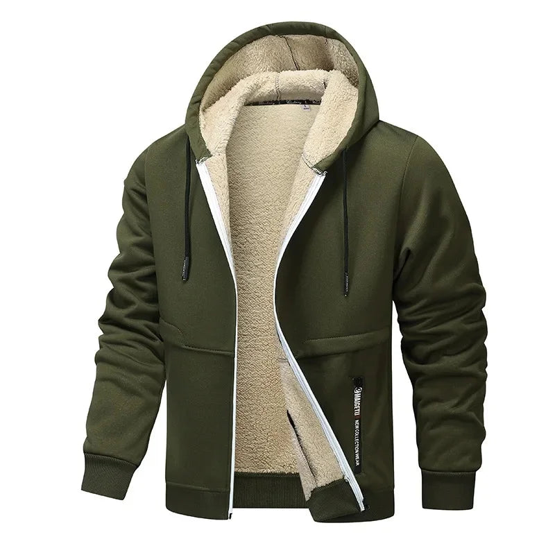 Herrenjacke aus Fleece-Innenstoff - Stu
