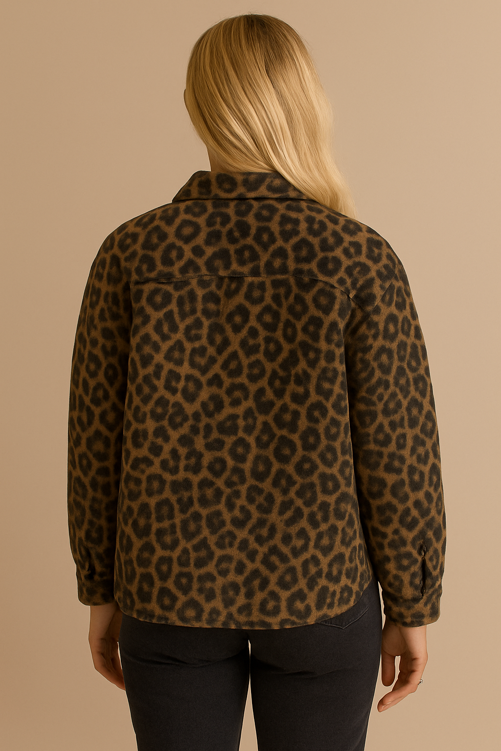 Damenjacke mit Leopardenmuster - Leandra