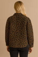 Damenjacke mit Leopardenmuster - Leandra