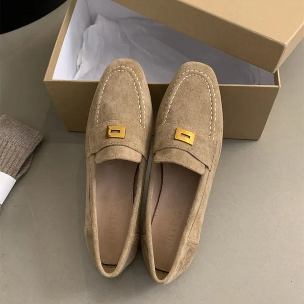 Lina - Chaussures britanniques en daim léger