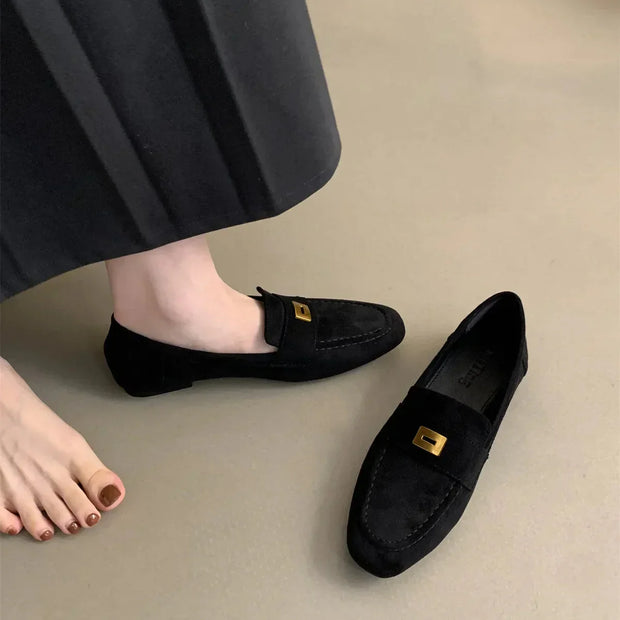 Lina - Chaussures britanniques en daim léger