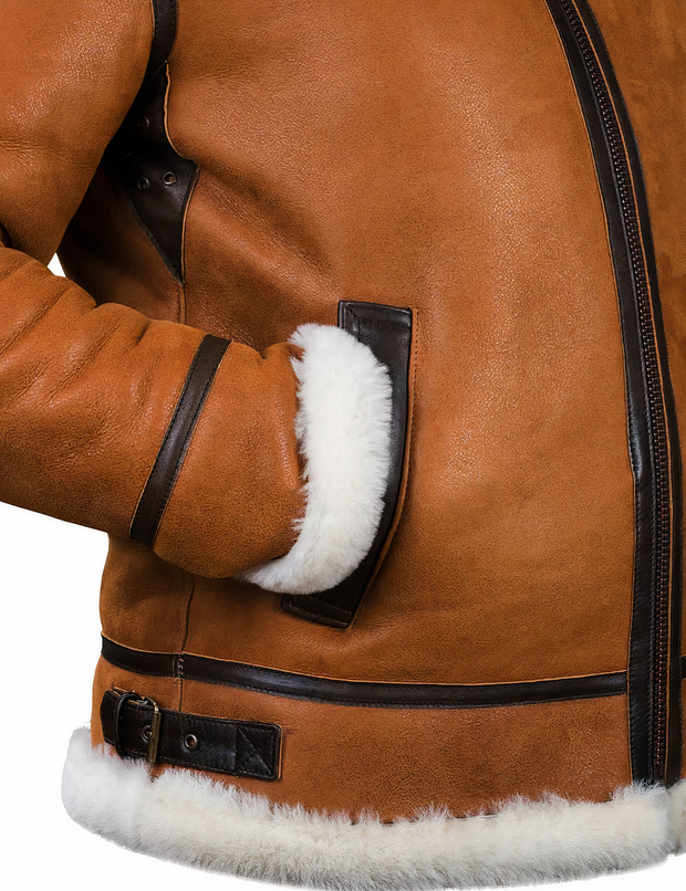 Malcolm - Veste d'hiver en cuir