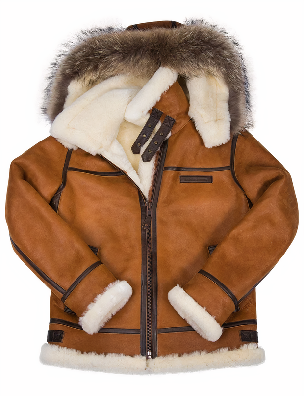 Malcolm - Veste d'hiver en cuir