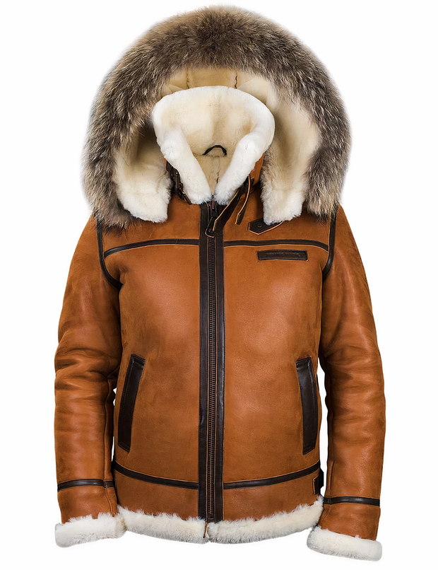 Malcolm - Veste d'hiver en cuir