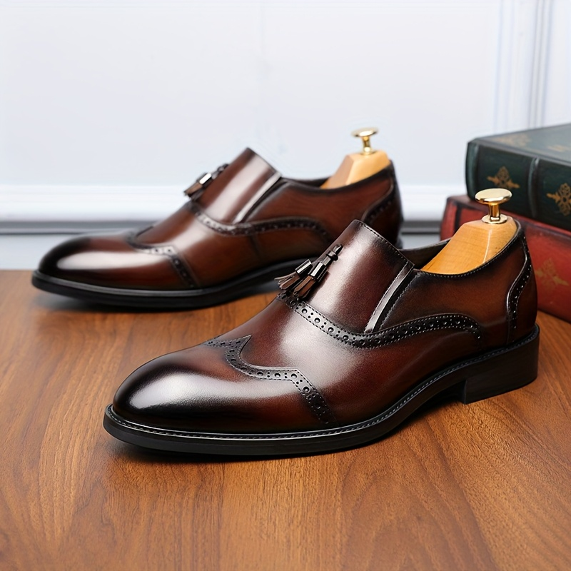 Herrenschuhe mit klassischem Design und Quasten - Almeric
