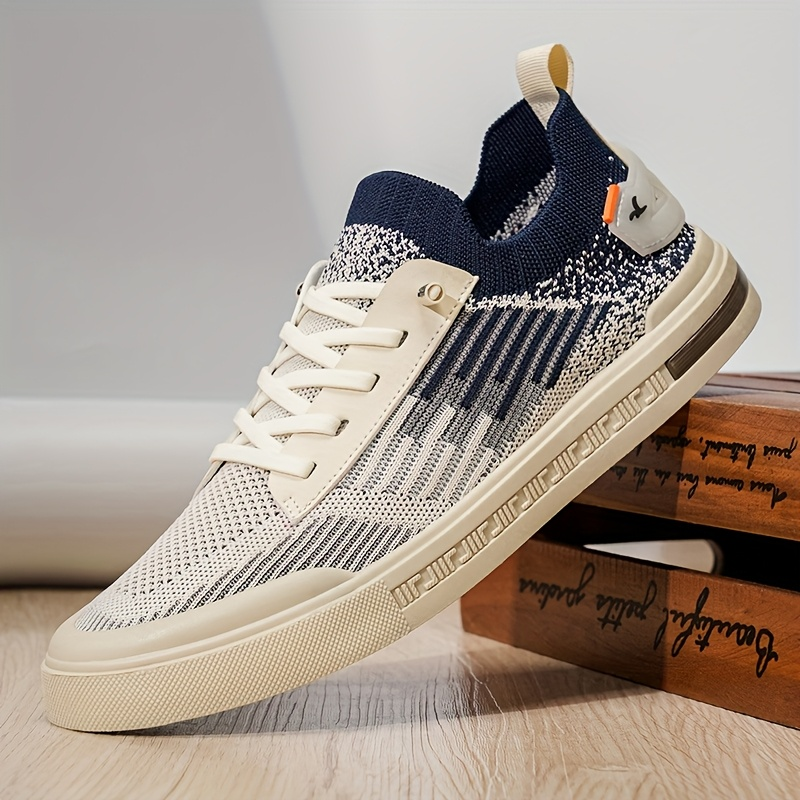 Textilschuhe zum Schnüren für Männer mit dicker Sohle - Thomas