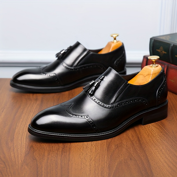 Herrenschuhe mit klassischem Design und Quasten - Almeric