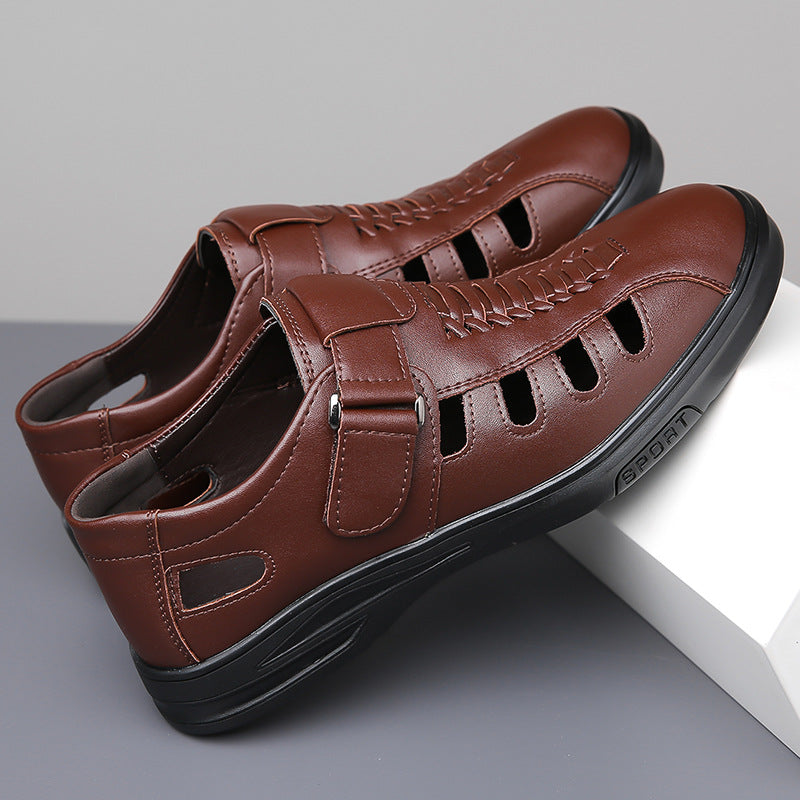 Herrensandalen mit Klettverschluss und belüftetem Design - Bruno
