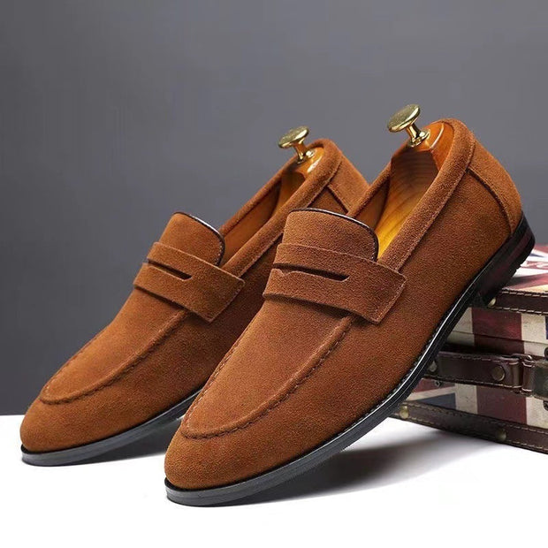 Mocassins classiques en daim souple pour hommes - Josh