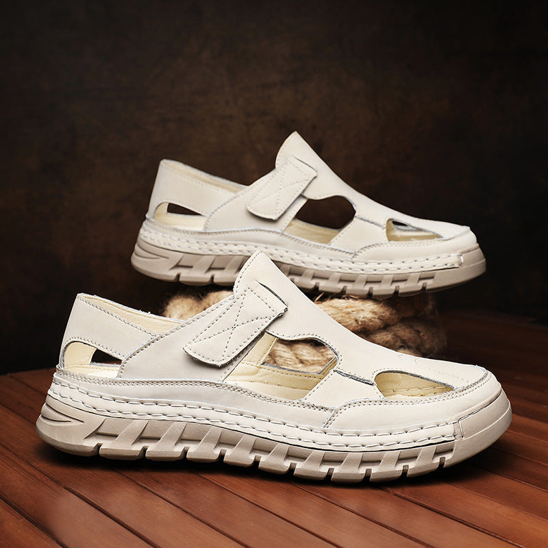 Orthopädische Herrenschuhe mit fester Sohle - Kasiel
