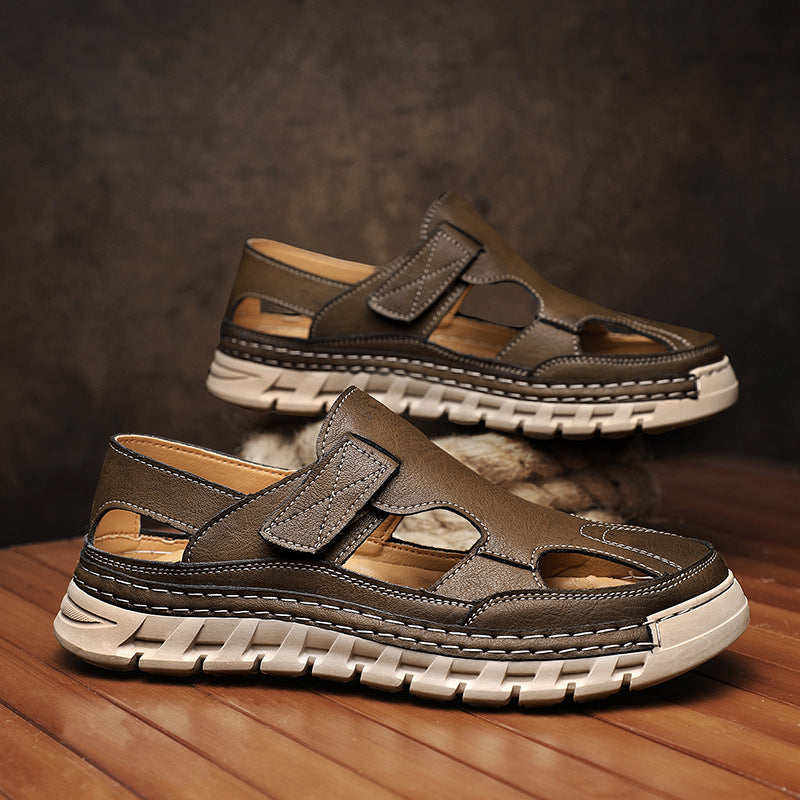Orthopädische Herrenschuhe mit fester Sohle - Kasiel