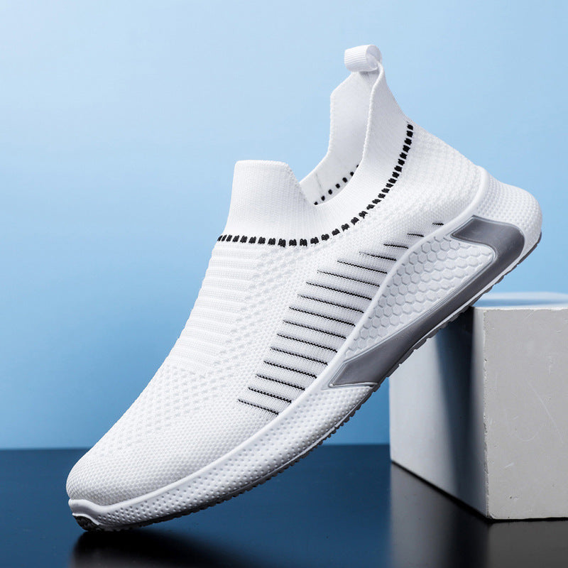 Slip-on-Turnschuhe für Männer aus leichtem Stoff mit seitlichem Halt - Manny
