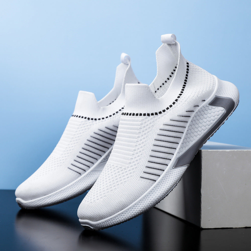 Slip-on-Turnschuhe für Männer aus leichtem Stoff mit seitlichem Halt - Manny