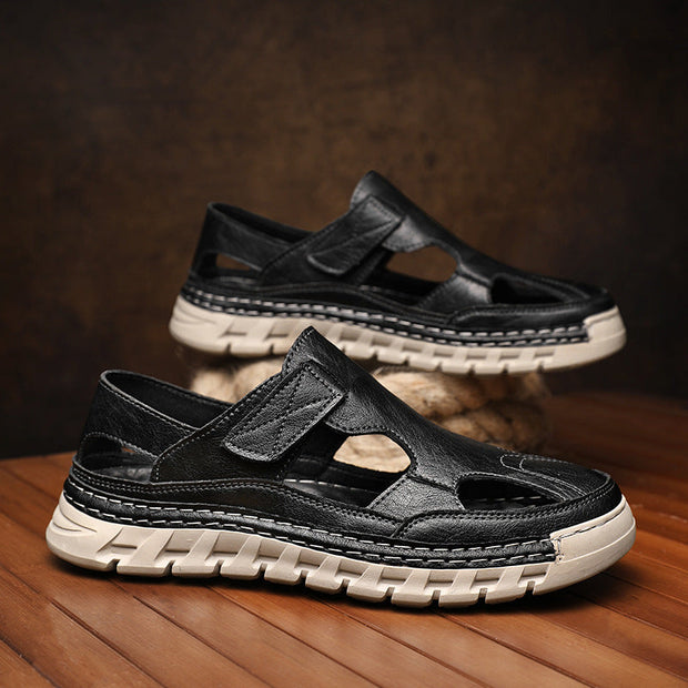 Chaussures orthopédiques pour hommes à semelles robustes - Kasiel