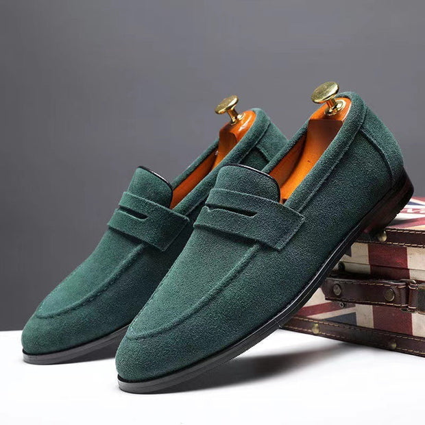 Mocassins classiques en daim souple pour hommes - Josh