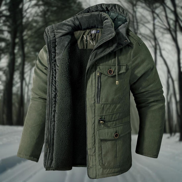 UrbanSherpa - Veste en coton avec style et chaleur