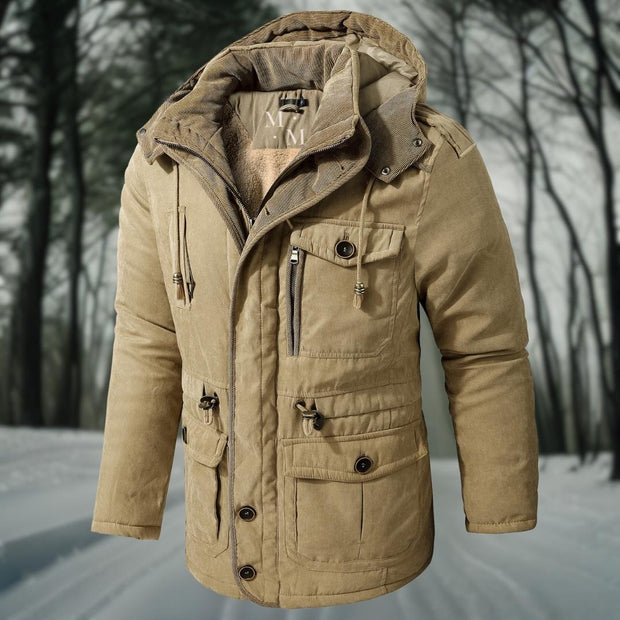 UrbanSherpa - Veste en coton avec style et chaleur