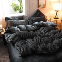 Housse de couette de luxe en Coral Velvet