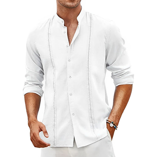 Toby - Slim Casual Leinenhemd