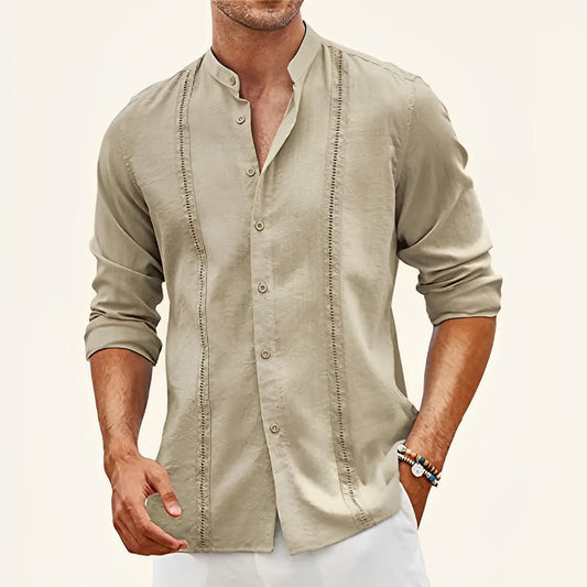 Toby - Chemise en lin Slim Casual