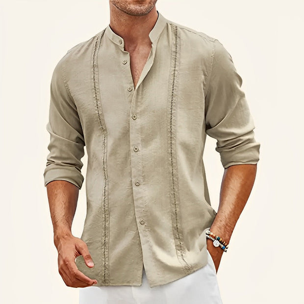 Toby - Slim Casual Leinenhemd