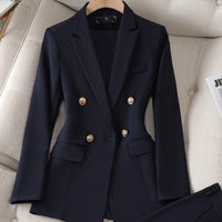 EleganzEssence - Tailleur-pantalon fin