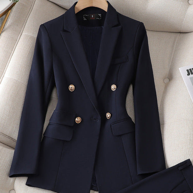 EleganzEssence - Tailleur-pantalon fin