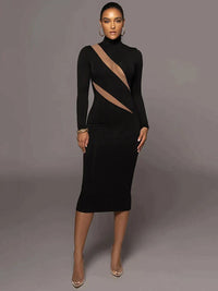 Polina - Élégante robe longue sexy et bodycon