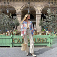 ColorCascade - Veste élégante pour le printemps