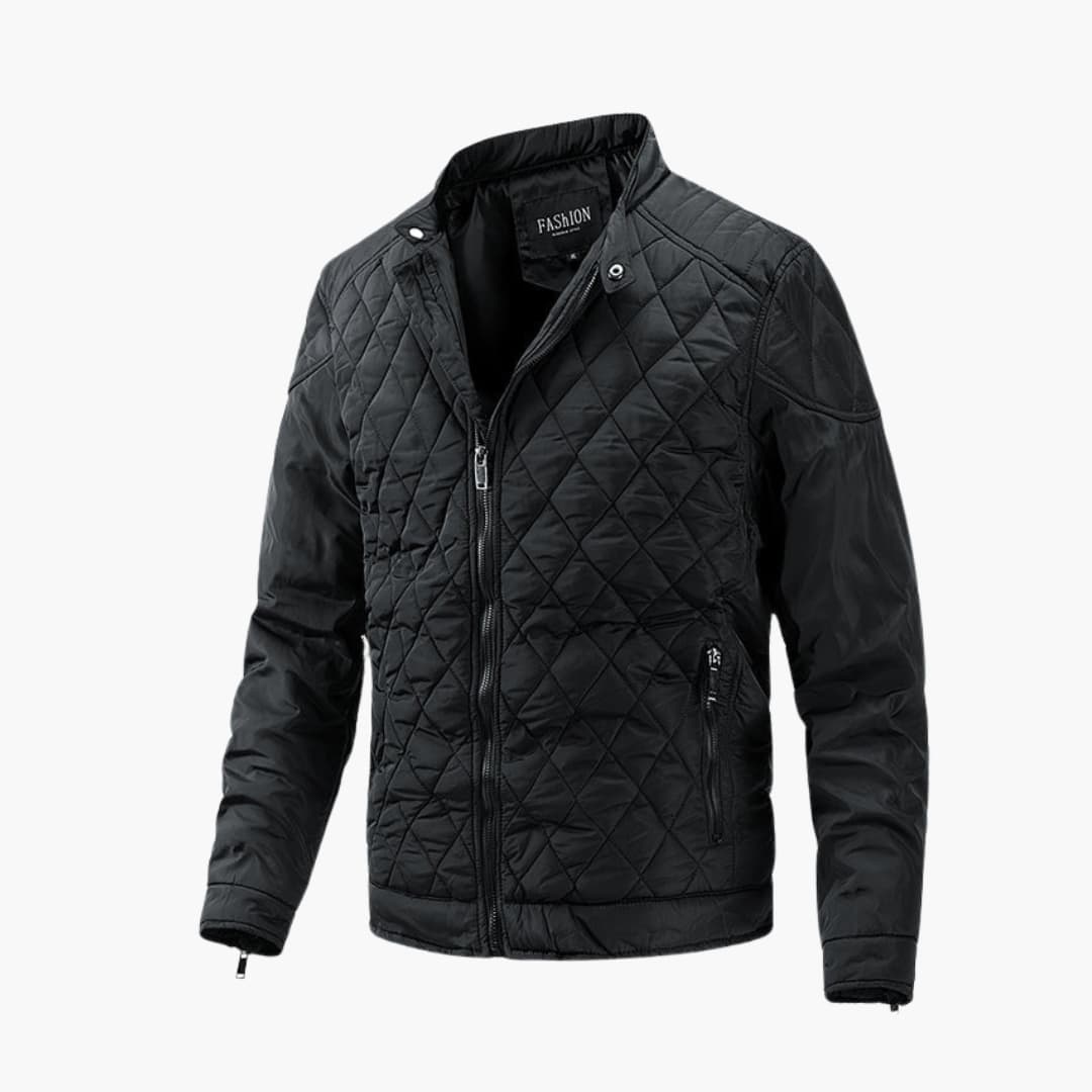 Elégante veste matelassée de transition pour hommes