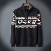 MUNRO - Pull en maille avec demi-zip