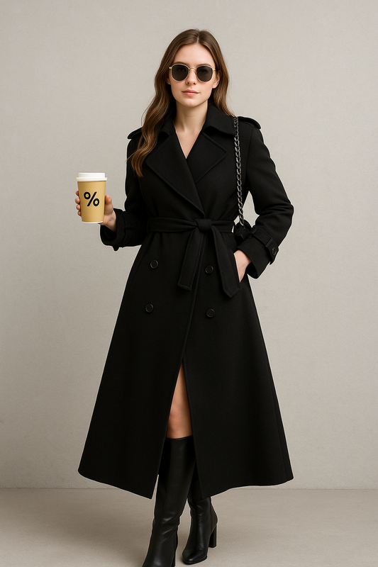 Lina - Manteau trench style chic